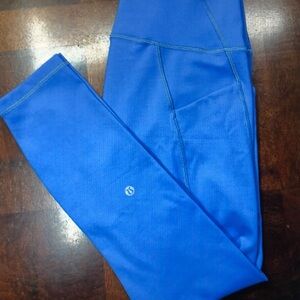 Blue Athletic Leggings